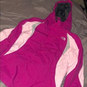 Pink North Face Coat